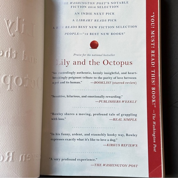 Lily and the Octopus by Steven Rowley | Contemporary Fiction | Paperback Book - Picture 4 of 6